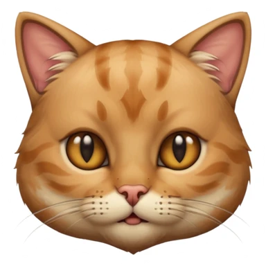 cat with human man head  sticker