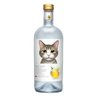 cat vodka sticker