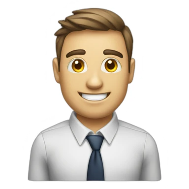 Employee of the real estate agency "Floors" sticker