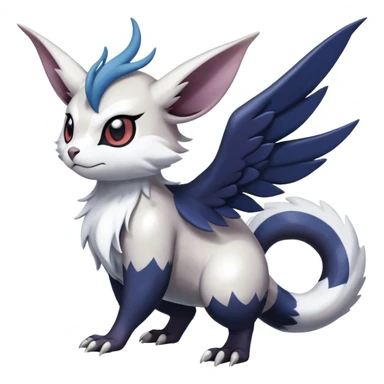 Shiny Furret-Absol-Noivern-Hybrid (Full body) sticker