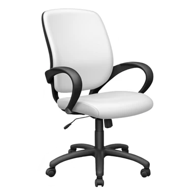 Egronomic white chair sticker