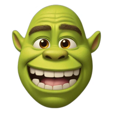 Shrek con stich abrazados  sticker