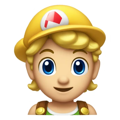  super mario dressed like in britanny sticker