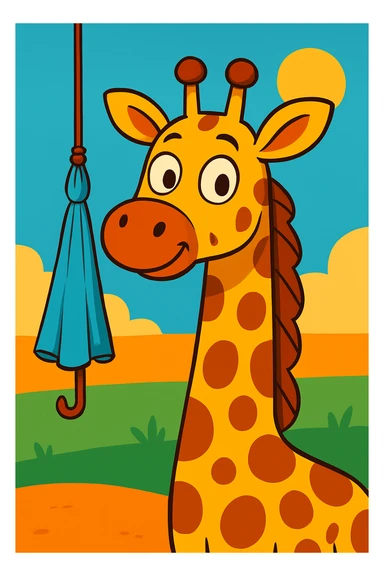 Giraffe sticker