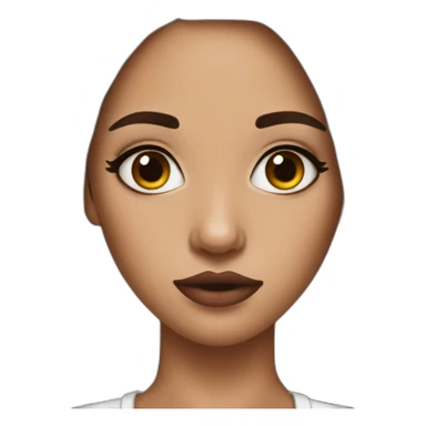 Girl runny makeup sticker