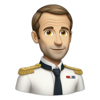 skinny macron sticker