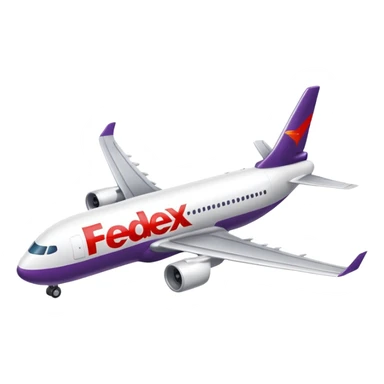 FedEx airplane sticker