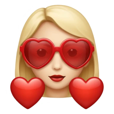 Heart wearing shades sticker