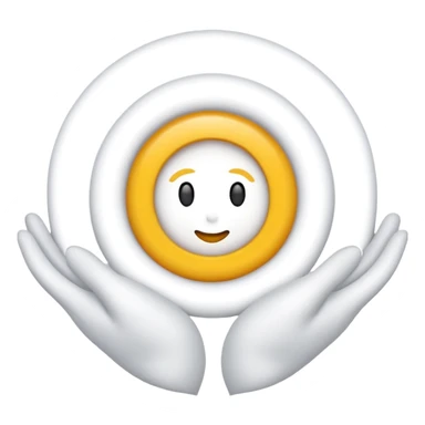 Quiero un emoji de la paz con una paloma blanca y un círculo sticker