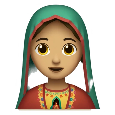 La virgencita de Guadalupe  sticker