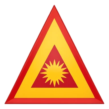Emoji of the Sicilian Flag sticker