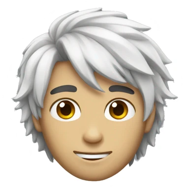gay man named luca with bad black shaggy hair hes white sticker