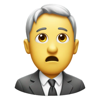 Rolling eyes throwing up a four sticker