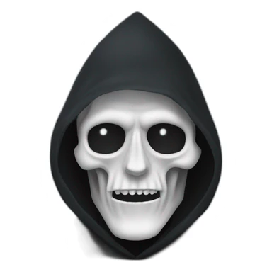 grim reaper from the Seventh Seal sticker