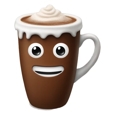Cup of hot chocolate sticker