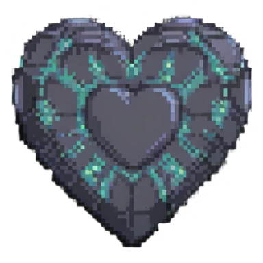 pixel heart sticker