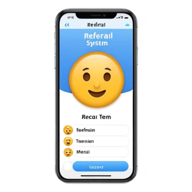 referal system sticker