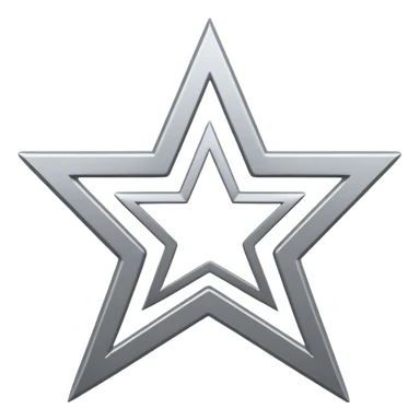 tetragrammaton star, simple, bold lines sticker