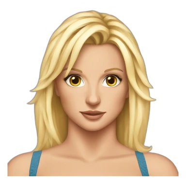 Britney spears in crop top sticker