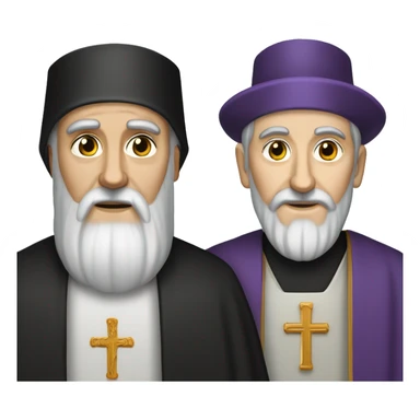 Orthodox icon Saint Cyril and Methodius  sticker