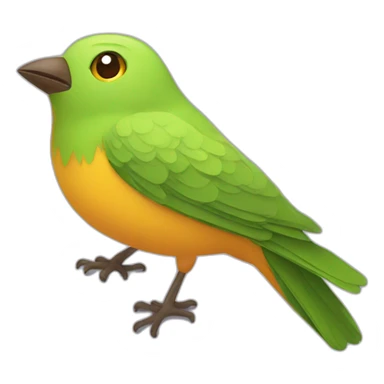 Bird from duolingo sticker