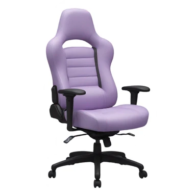 Lilac game chair sticker