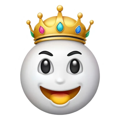 Logo de real Madrid avec un petit emojis de vomir  sticker