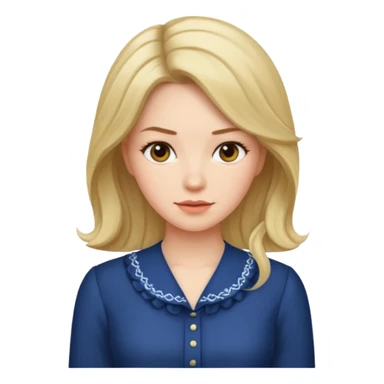 Woman with Karen hair sticker