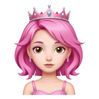 Pink princess  sticker