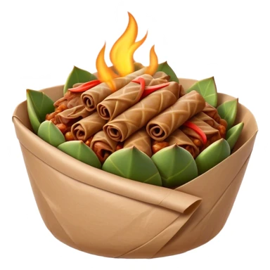 Gyros Cinematic Realistic Gyros Dish Emoji, depicted as succulent, spiced meat wrapped in paper for easy handling, rendered with lifelike textures and dynamic, warm lighting. sticker