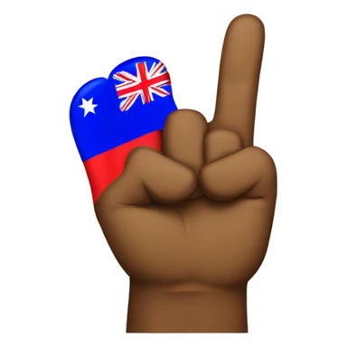 Shaka filled with Hawaiian flag sticker