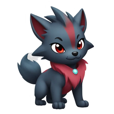 Chibi Zorua-Zoroark sticker
