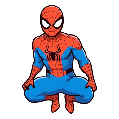 Fat Spider-Man sticker