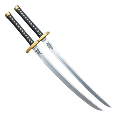 make single katana realistic emoji sticker