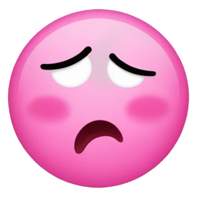 cry ios emoticon pink sticker