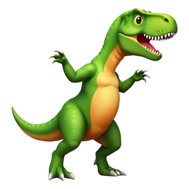 Dancing t-Rex sticker