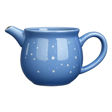 speckled blue mug sticker