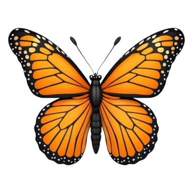 monarch butterfly sticker