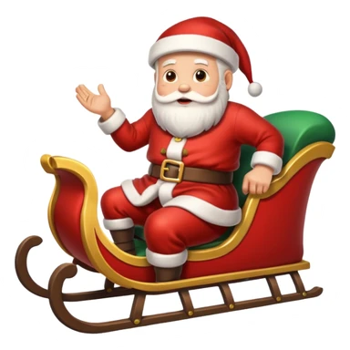 navidad trineo  sticker