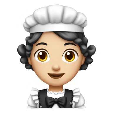 French maid sticker