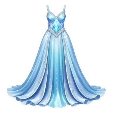 ıce princess dress sticker