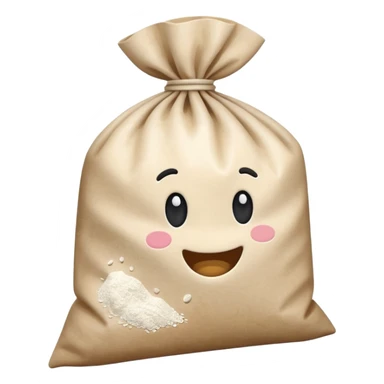 open flour bag sticker