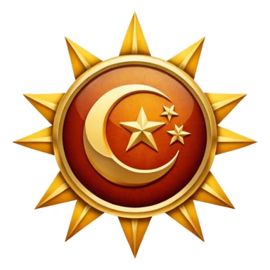 Galatasaray 5 star logo sticker