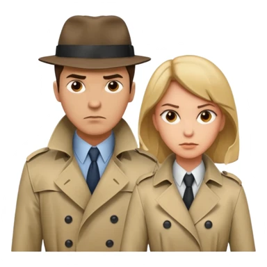 show they're detectives please  sticker