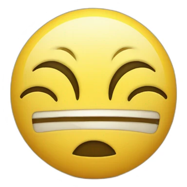 smiley jaune triste qui a des larmes  sticker