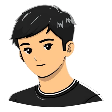 Alex Consani famous model with fashionable appearance and signature look sticker