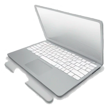 neat and clean Laptop & bckground will be white sticker