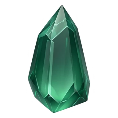 green obsidian shard sticker