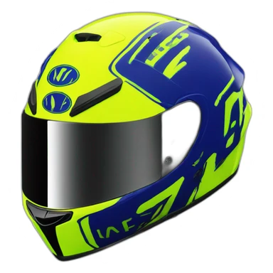 Valentino Rossi helmet 2021 sticker