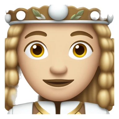 white and brown nutcracker sticker